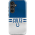 NFL Indianapolis Colts White Striped Galaxy S25 Plus Impact Case